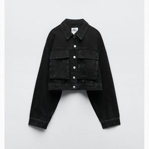 Zara Denim Crop Jacket (S)